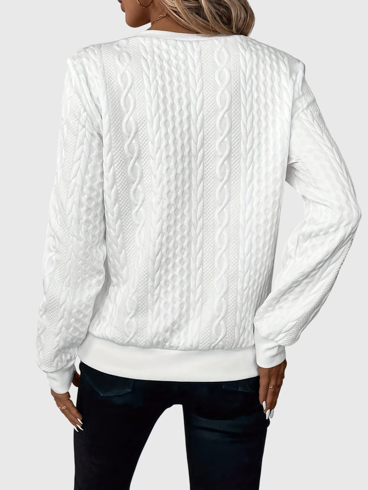 Nora™ | Sweter z zamkiem zasilającym