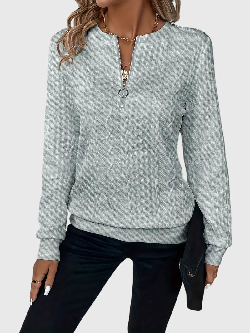 Nora™ | Sweter z zamkiem zasilającym