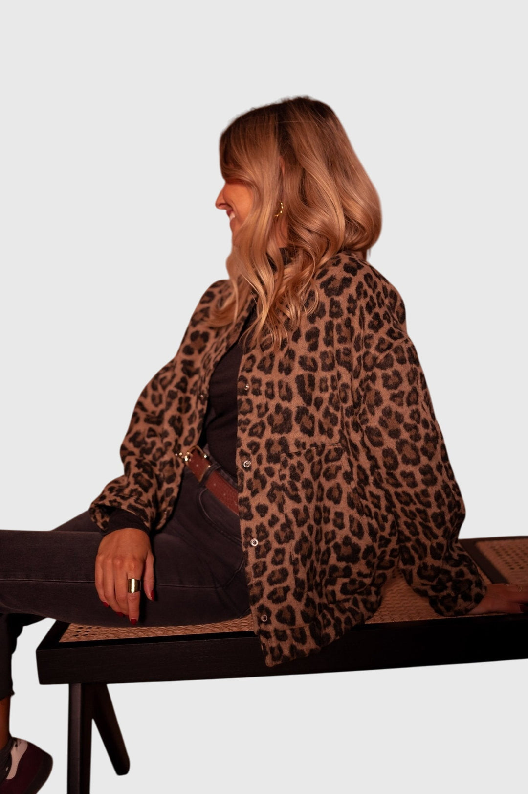 Elody | Stylowa kurtka w Print Lwa