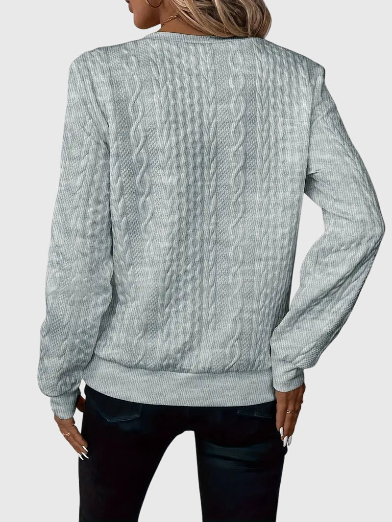 Nora™ | Sweter z zamkiem zasilającym