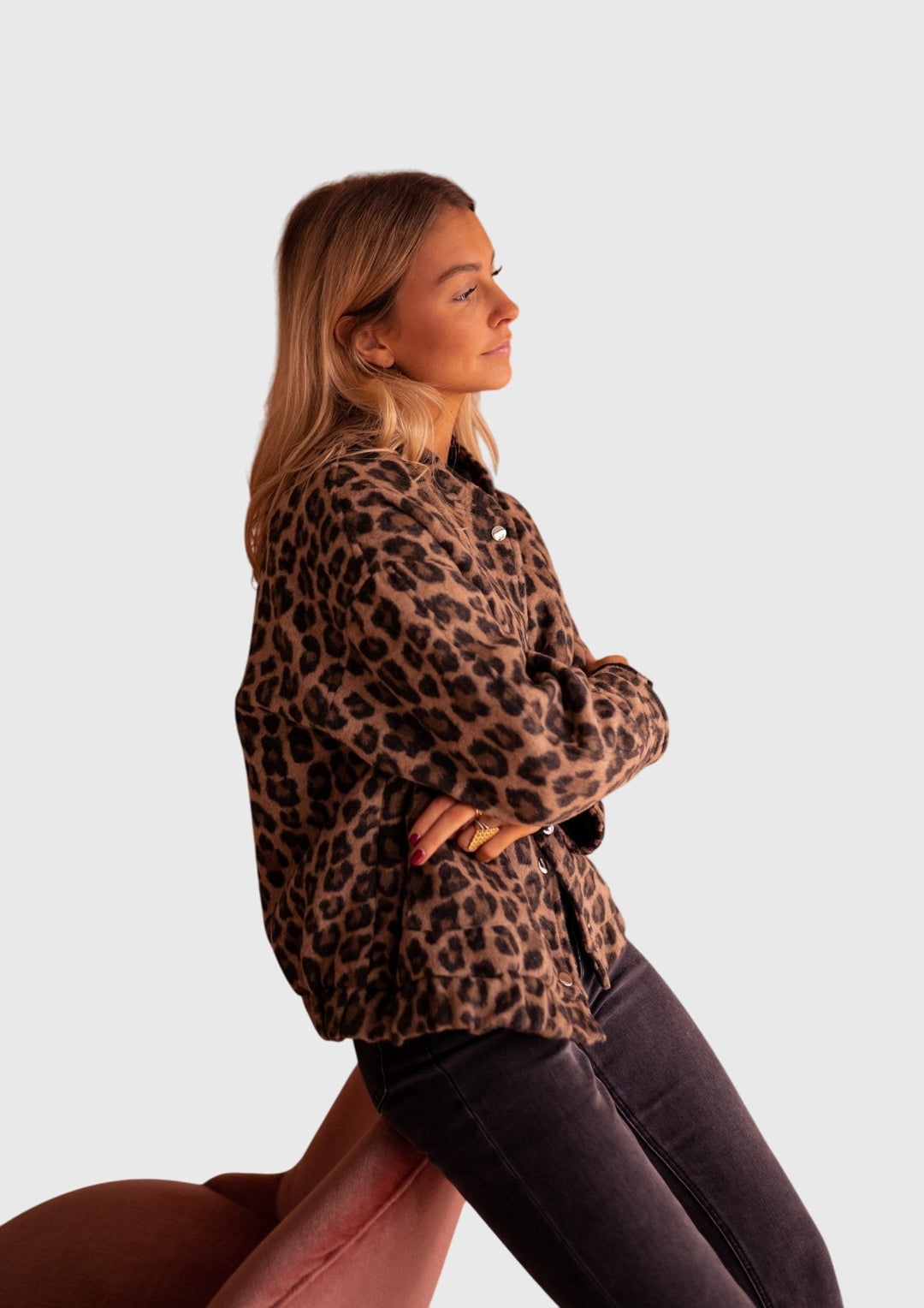 Elody | Stylowa kurtka w Print Lwa