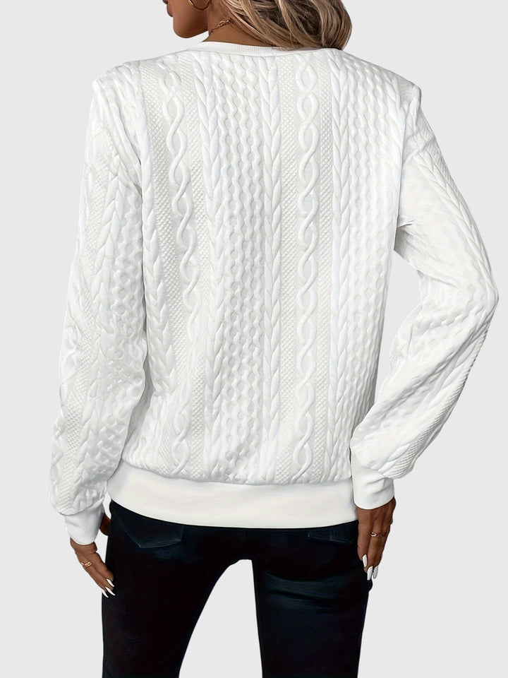 Nora™ | Sweter z zamkiem zasilającym