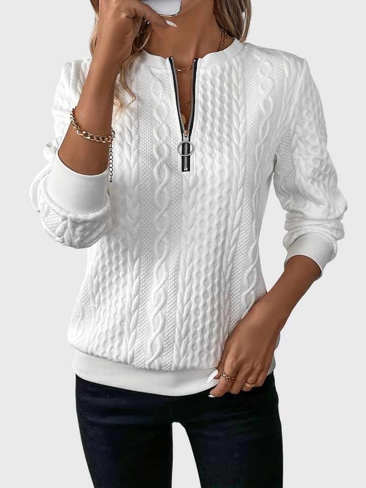 Nora™ | Sweter z zamkiem zasilającym