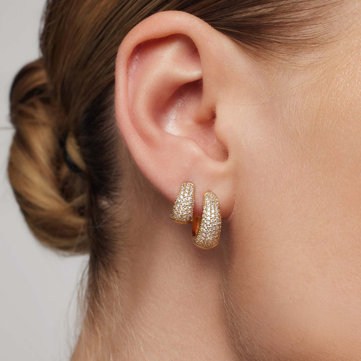 Venazelle | Kołczyki 18K Złoto