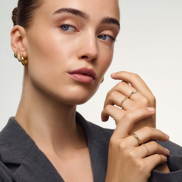 Izawiana | Pierścionek diamentowy 18K Złote
