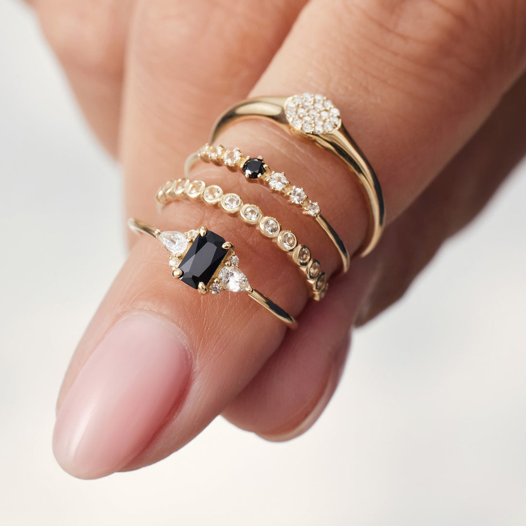 Izawiana | Pierścionek diamentowy 18K Złote