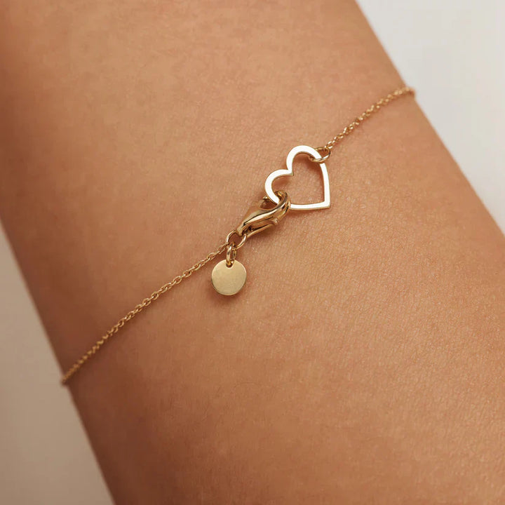 Oliviana | Bransoletka 14k Złoto