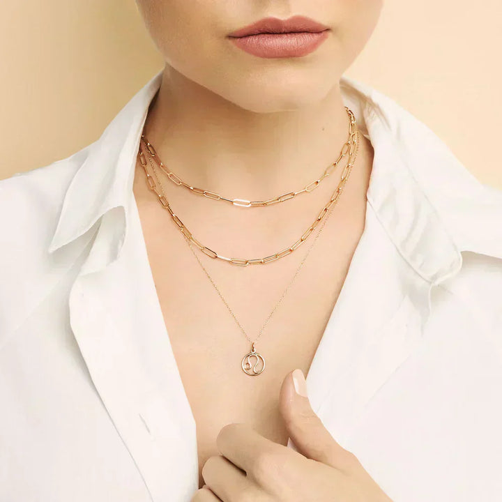 Rozalieta | Naszyjnik z Znakiem Zodiaku 18k Złoto