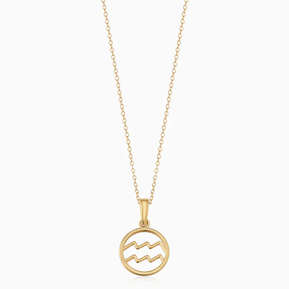 Rozalieta | Naszyjnik z Znakiem Zodiaku 18k Złoto