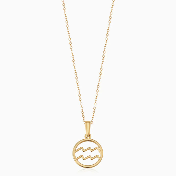 Rozalieta | Naszyjnik z Znakiem Zodiaku 18k Złoto