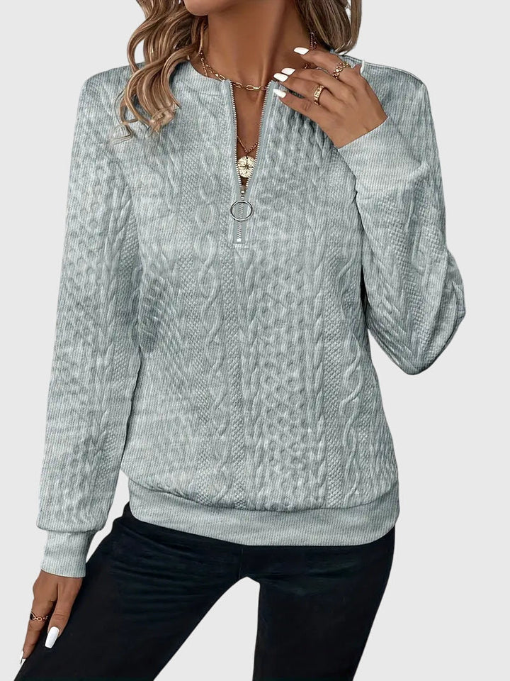 Nora™ | Sweter z zamkiem zasilającym