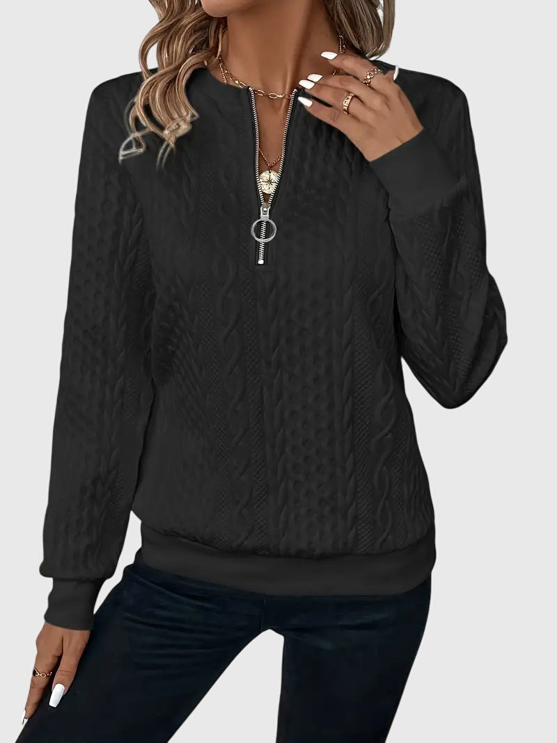 Nora™ | Sweter z zamkiem zasilającym