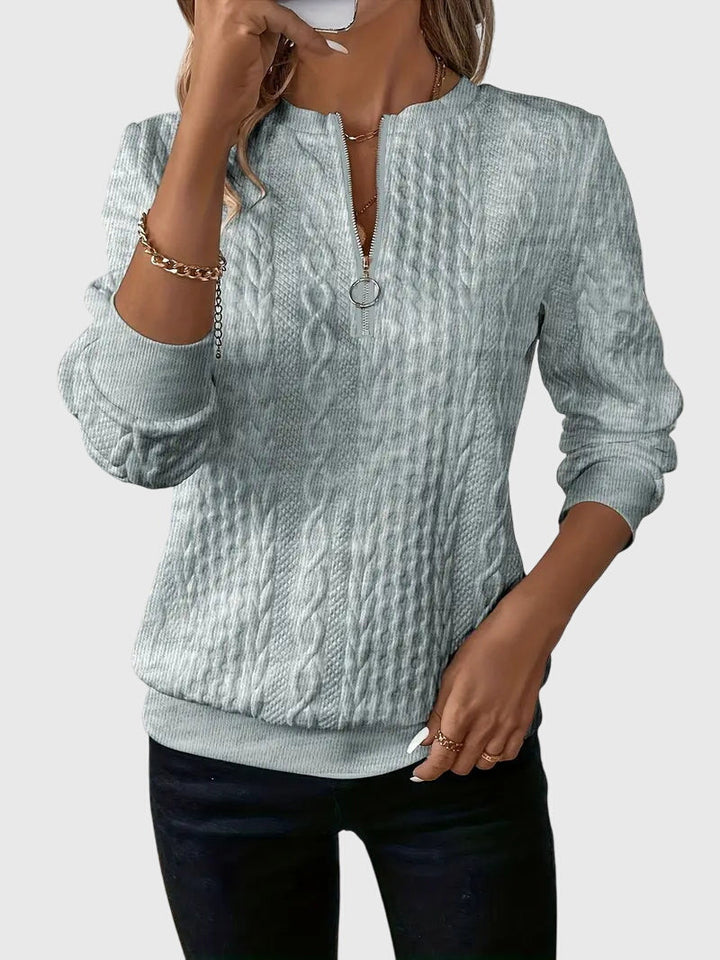Nora™ | Sweter z zamkiem zasilającym