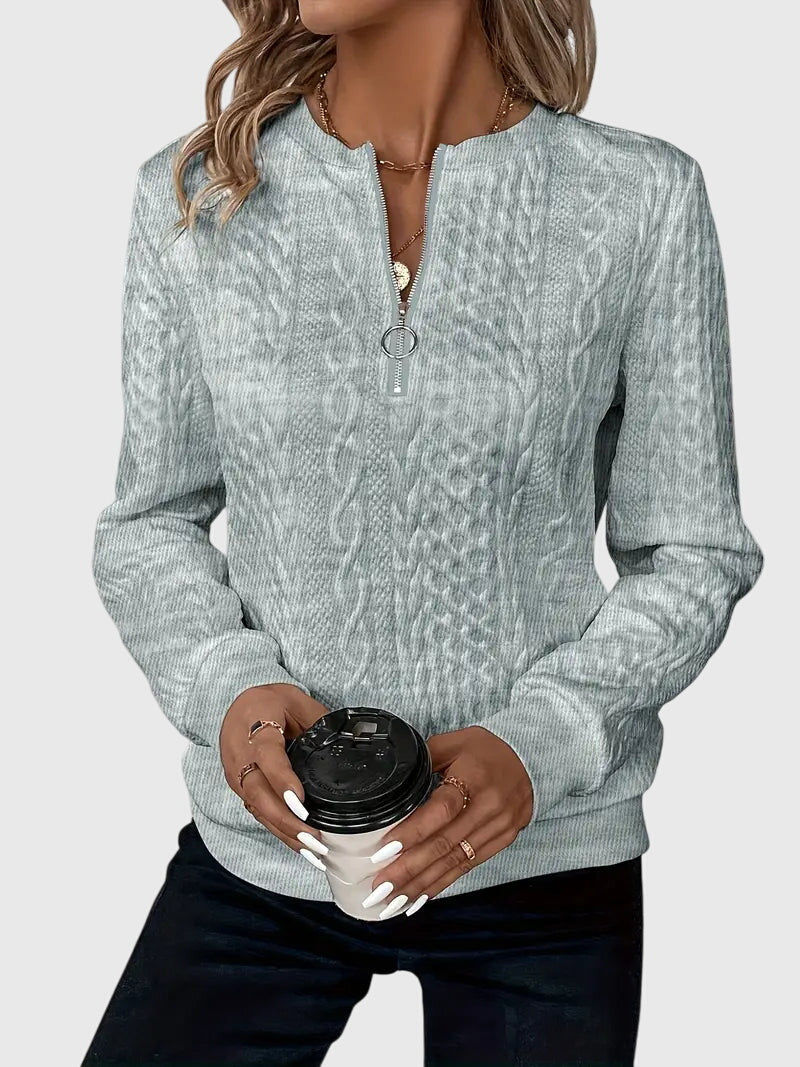 Nora™ | Sweter z zamkiem zasilającym