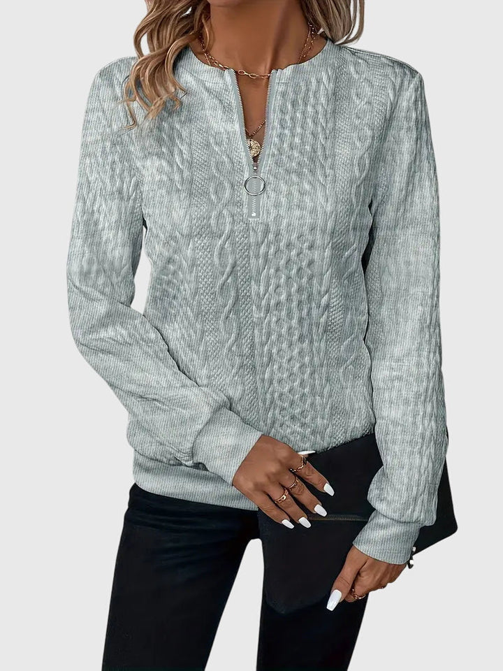 Nora™ | Sweter z zamkiem zasilającym