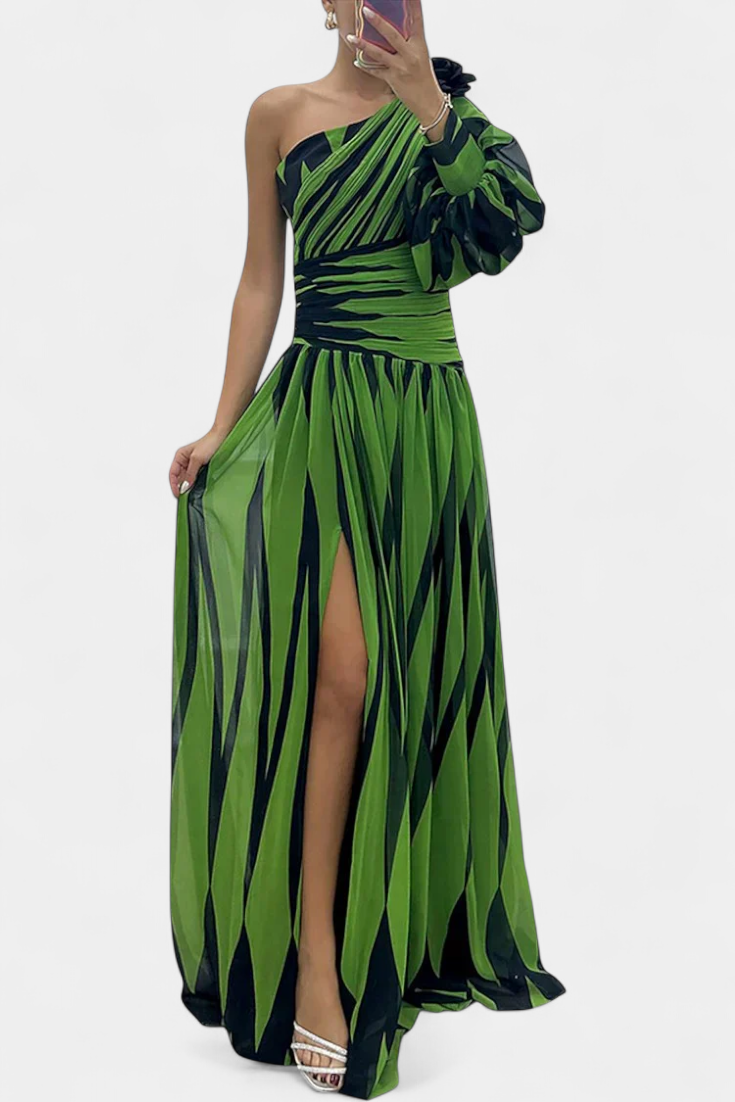 Aubryza | Stylowa Maxi Sukienka