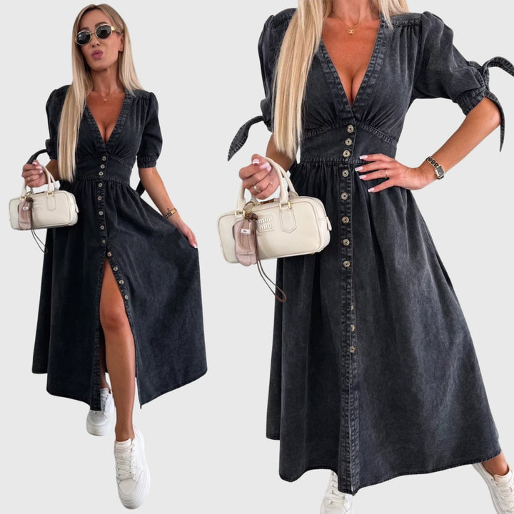 Zofia™ | Stylowa Sukienka Dżinsowa