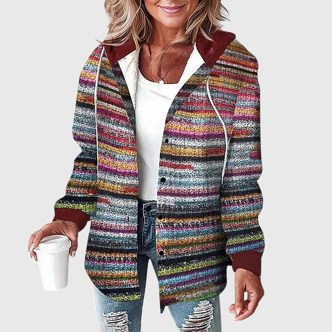 Martina™ | Kurtka damska z siateczkami z guzikami