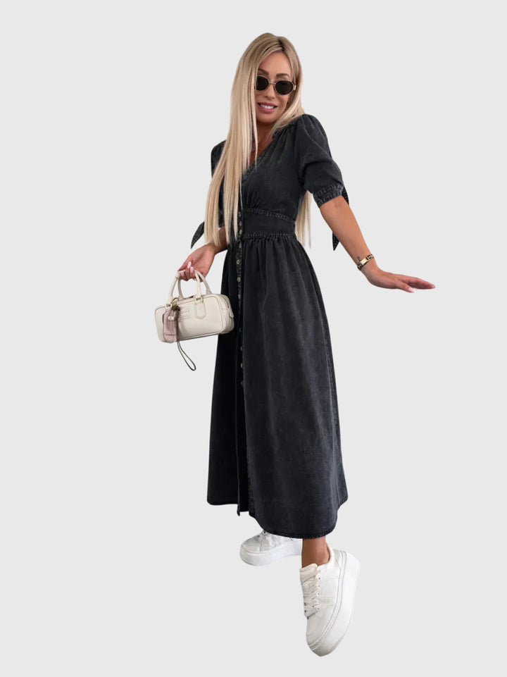 Zofia™ | Stylowa Sukienka Dżinsowa