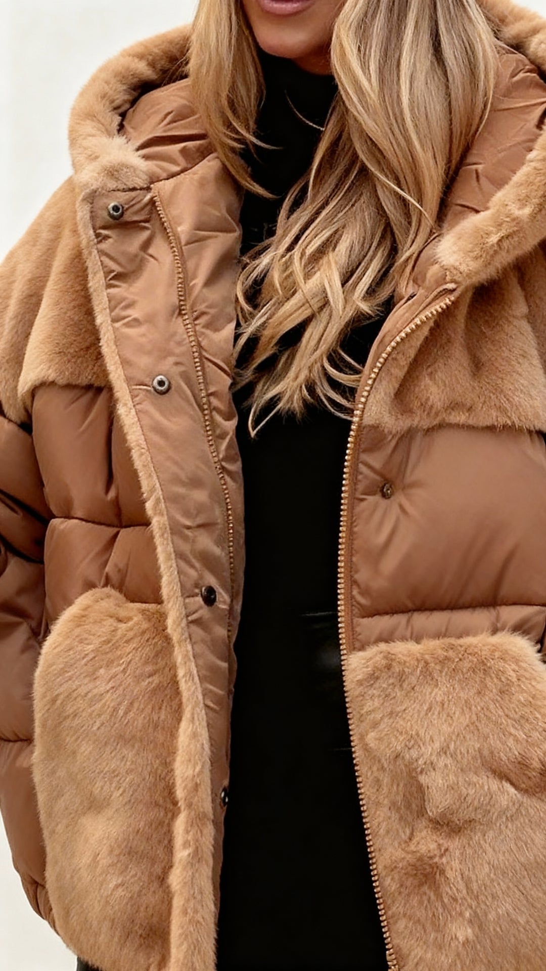 SONYA | Stylowa kurtka puchowa z kapturem