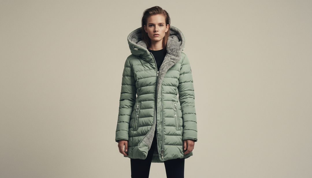 Katarzyna | Stylowa Kurtka Zimowa z Miękkim Futerkiem