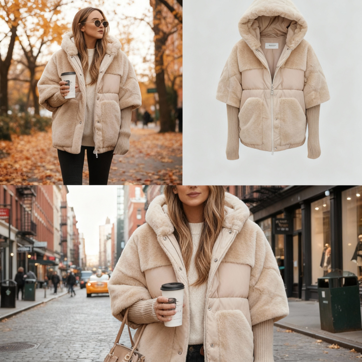 SONYA | Stylowa kurtka puchowa z kapturem