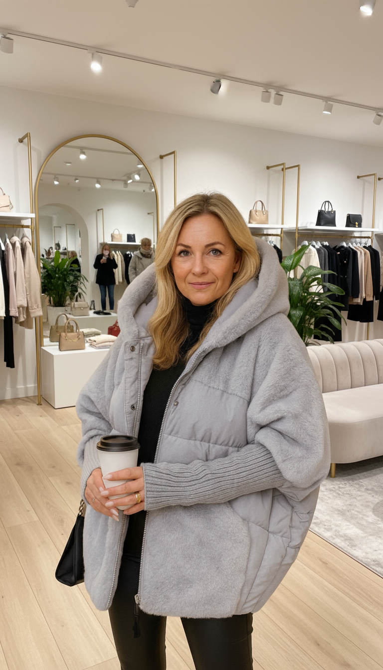 SONYA | Stylowa kurtka puchowa z kapturem