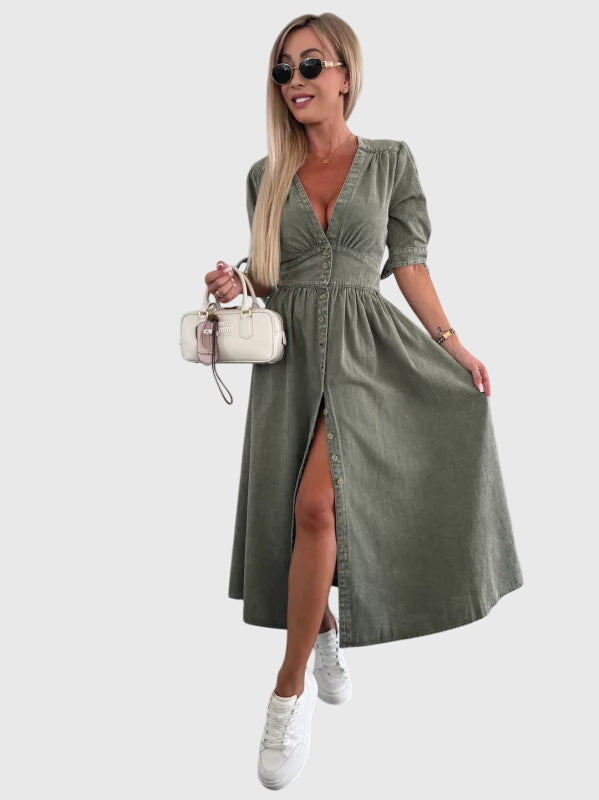 Zofia™ | Stylowa Sukienka Dżinsowa