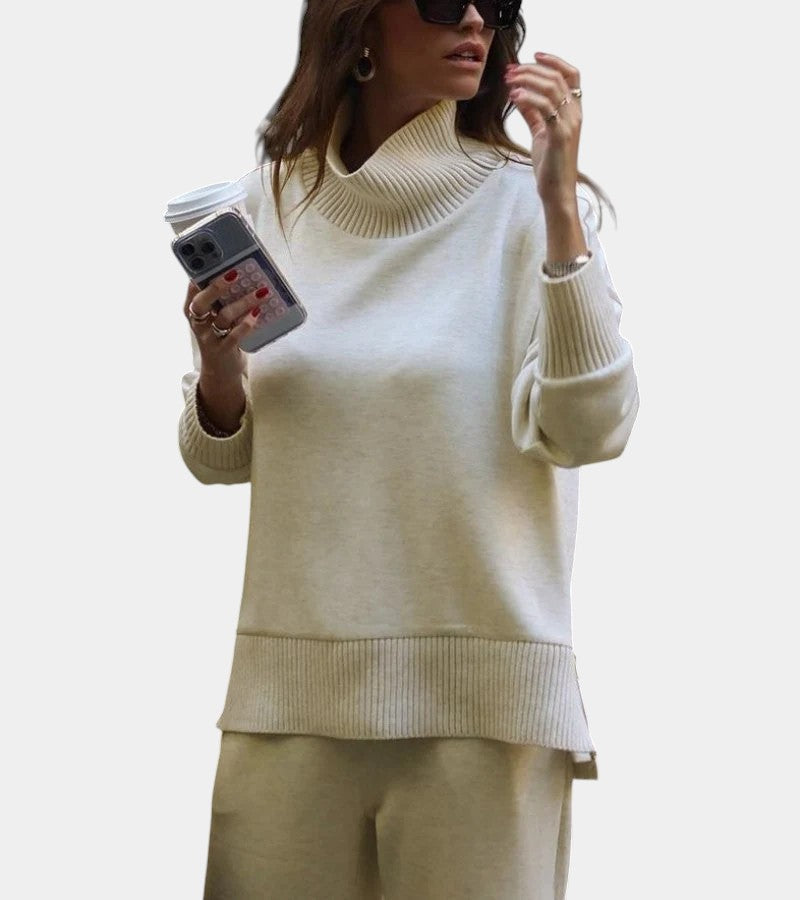 Lorena | Pikowany Zestaw Damski