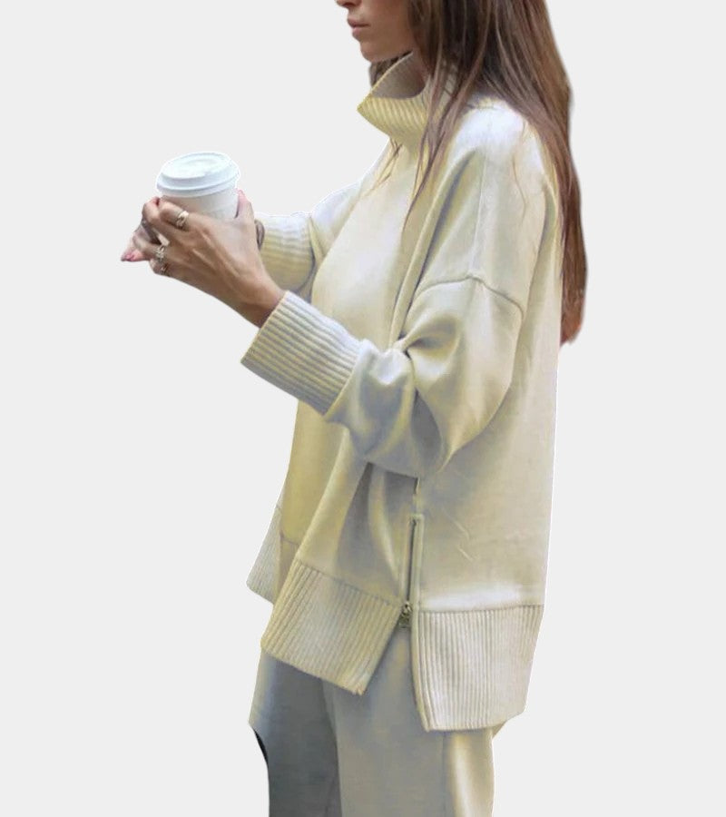 Lorena | Pikowany Zestaw Damski